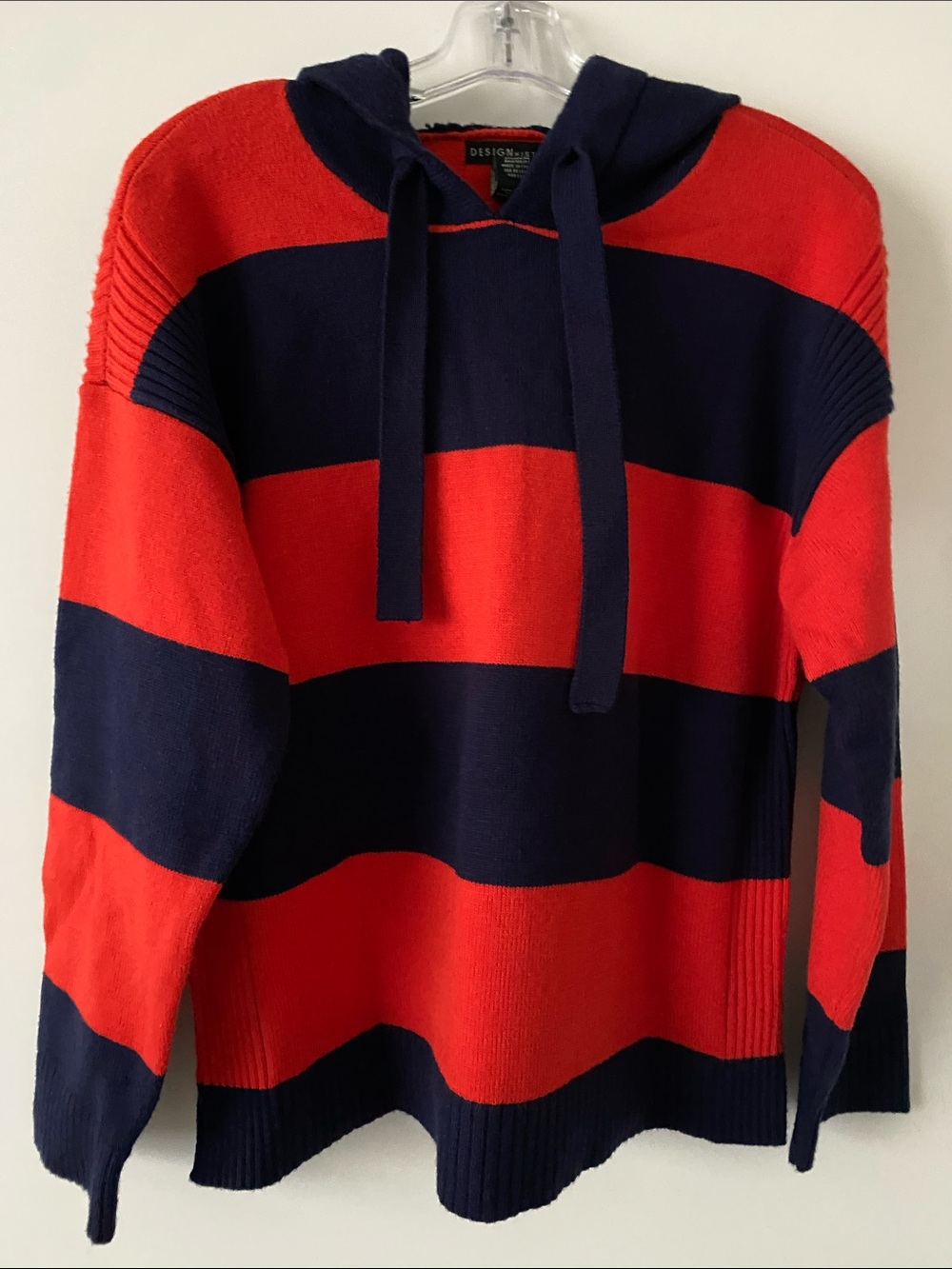 Butter Soft Striped Hooded Rugby Prep Sweater Oversized M NWOT Urban Outfitters